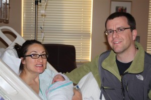 Corey, Sophia and Ade doing well after delivery