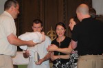 Pastor Scott baptizes Sophia